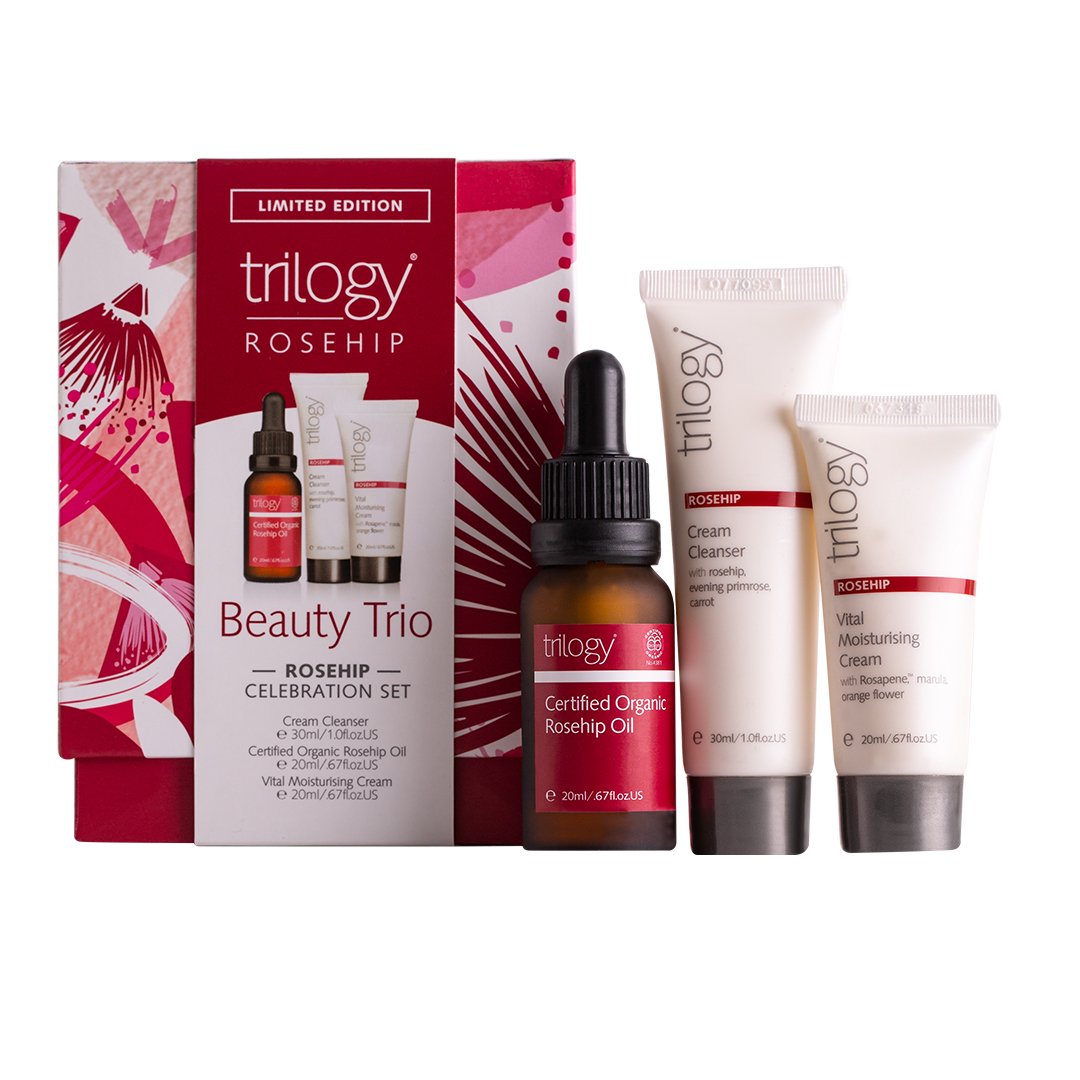 Trilogy Beauty Trio Rosehip Celebration Set 3 Piece Set | Real Beauty Outlet