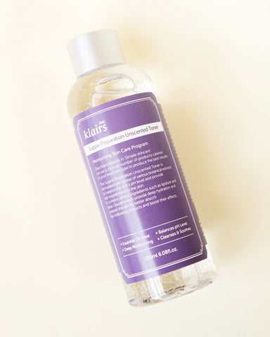 KLAIRS Supple Preparation Unscented Facial Toner Default Title | Real Beauty Outlet