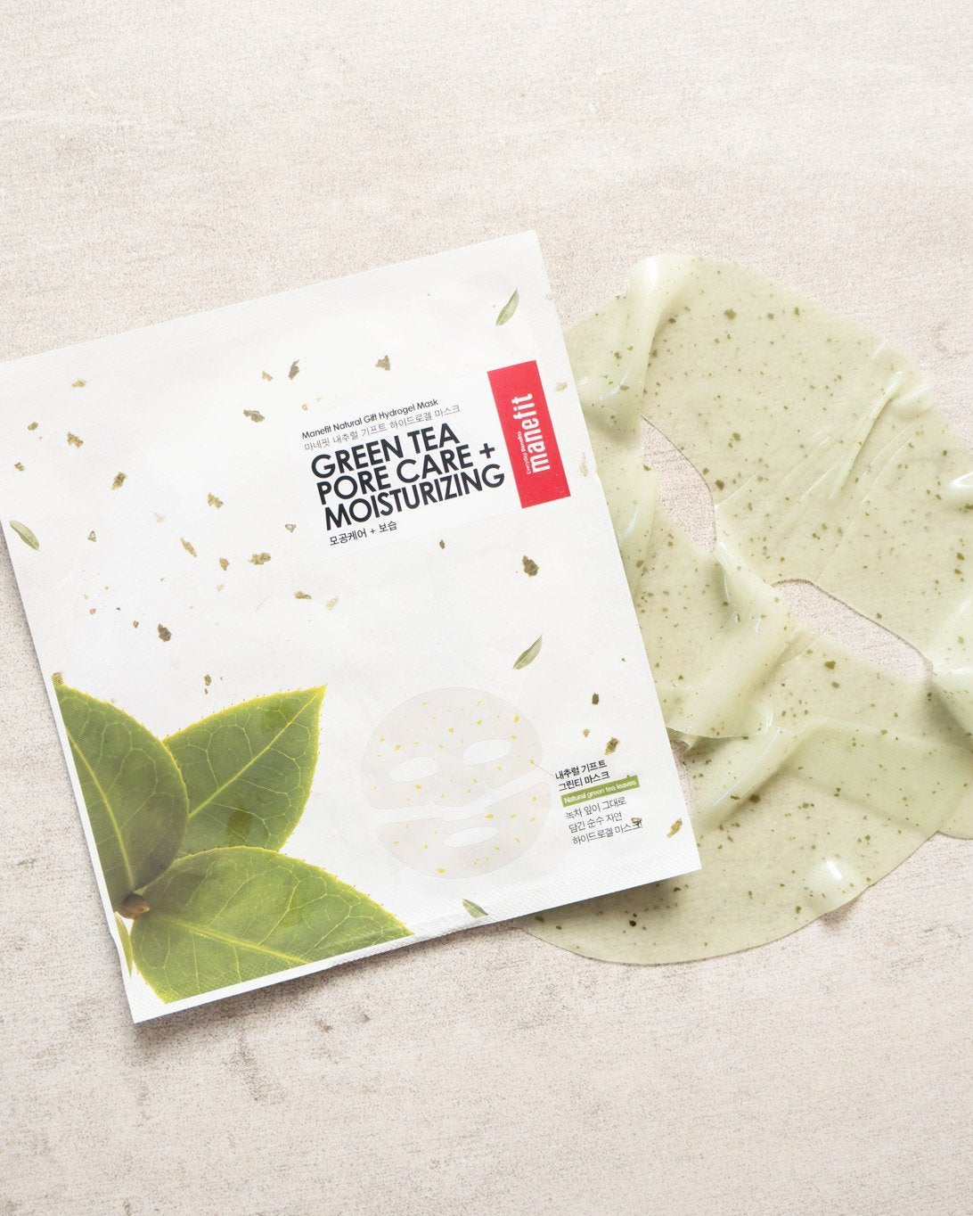 MANEFIT Natural Gift Green Tea Pore Care Sheet Mask Single Sheet Mask | Real Beauty Outlet