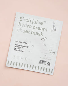 ENATURE Birch Juice Hydro Cream Sheet Mask Default Title | Real Beauty Outlet