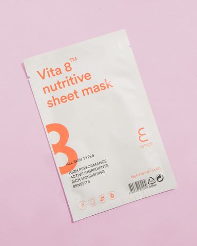 ENATURE Vita 8 Nutritive Sheet Mask Default Title | Real Beauty Outlet