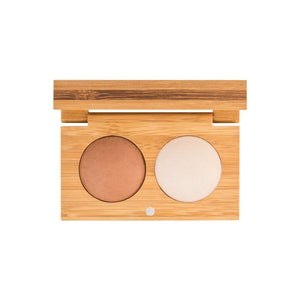 Antonym Cosmetics Baked Bronzer & Illuminator Duo Multi-use palette | Real Beauty Outlet