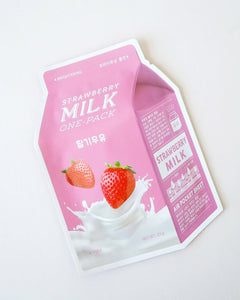 A'PIEU A'PIEU Strawberry Milk Sheet Mask 4 Pack Default Title | Real Beauty Outlet