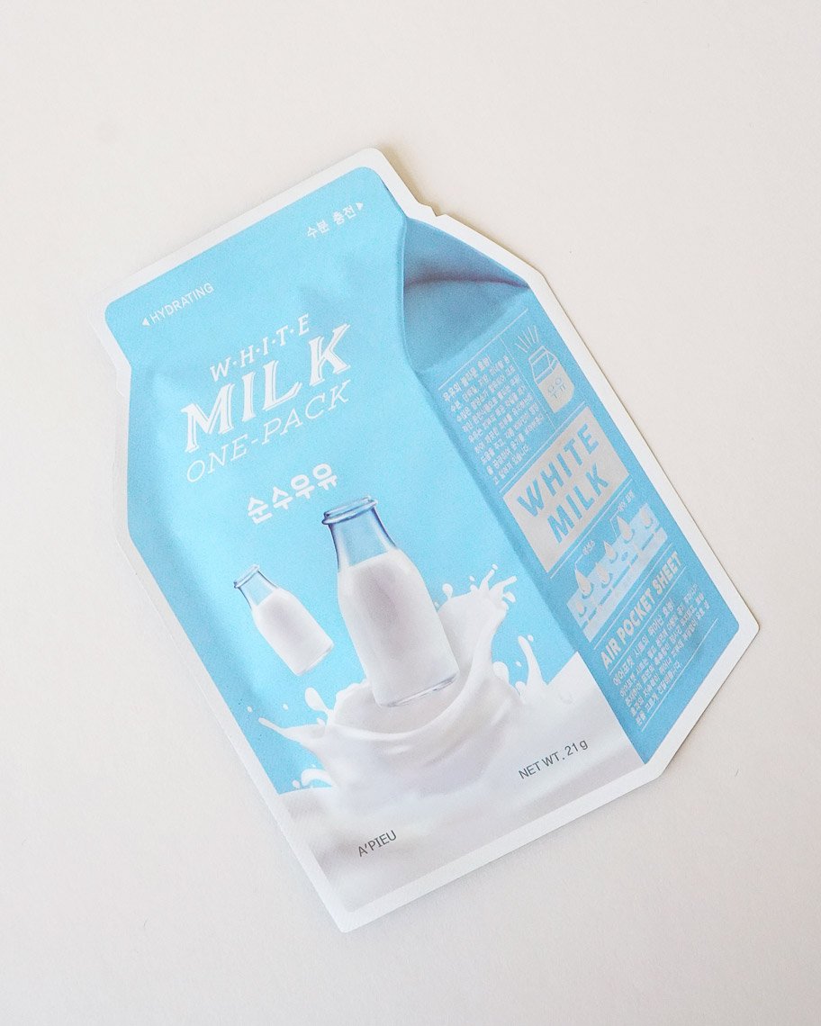 A'PIEU A'PIEU Pure Milk Sheet Mask 4 Pack Default Title | Real Beauty Outlet