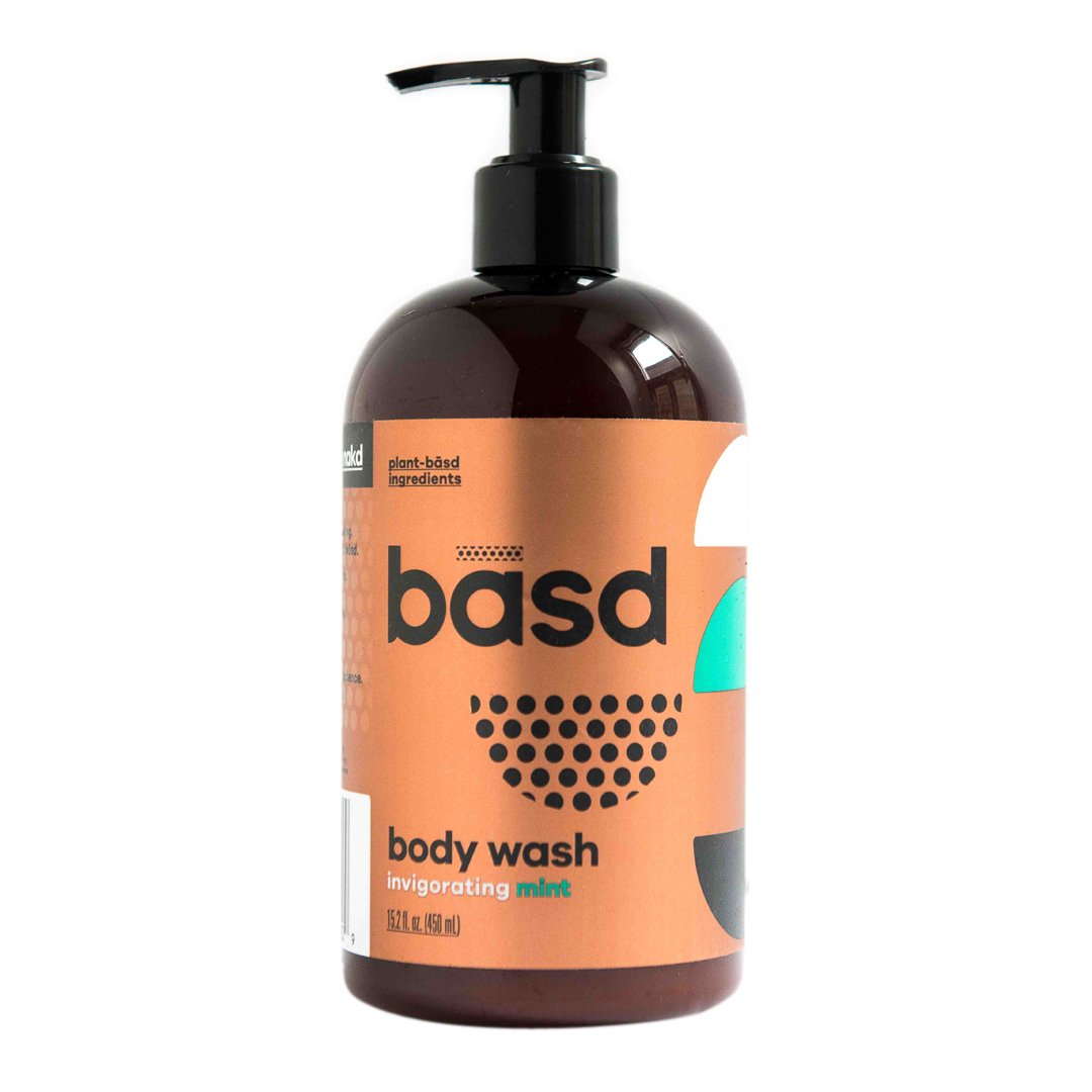 basd body care Invigorating Mint Body Wash 15.2 OZ / 450 ML | Real Beauty Outlet