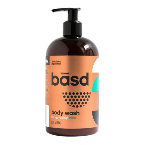 basd body care Invigorating Mint Body Wash 15.2 OZ / 450 ML | Real Beauty Outlet