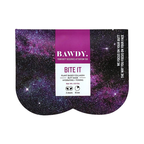 Bawdy Bite It - Hydrating + Toning Plant Based Collagen Butt Mask Single Use | Real Beauty Outlet