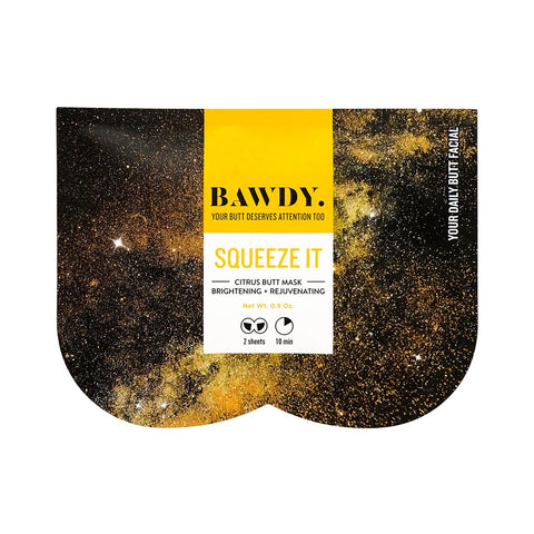 Bawdy Squeeze It - Brightening + Rejuvenating Citrus Butt Mask Single Use | Real Beauty Outlet