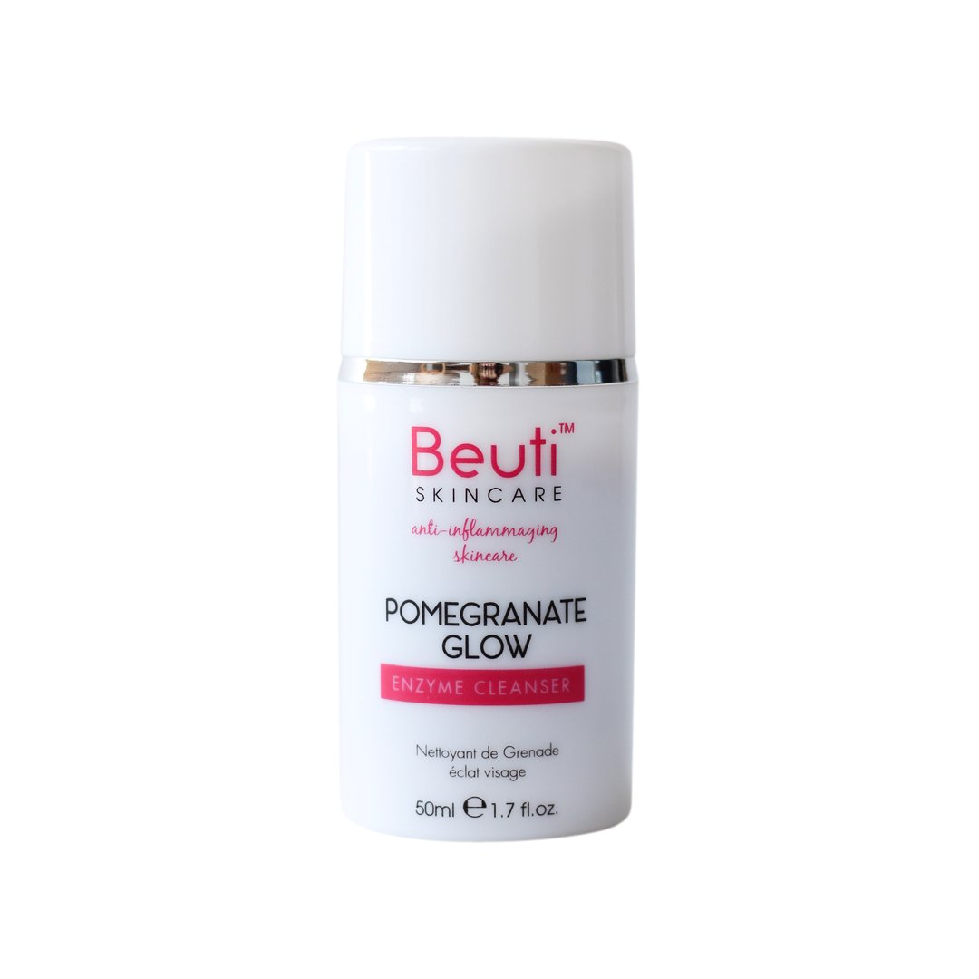Beuti Skincare Pomegranate Glow Enzyme Cleanser 1.7 fl oz | Real Beauty Outlet