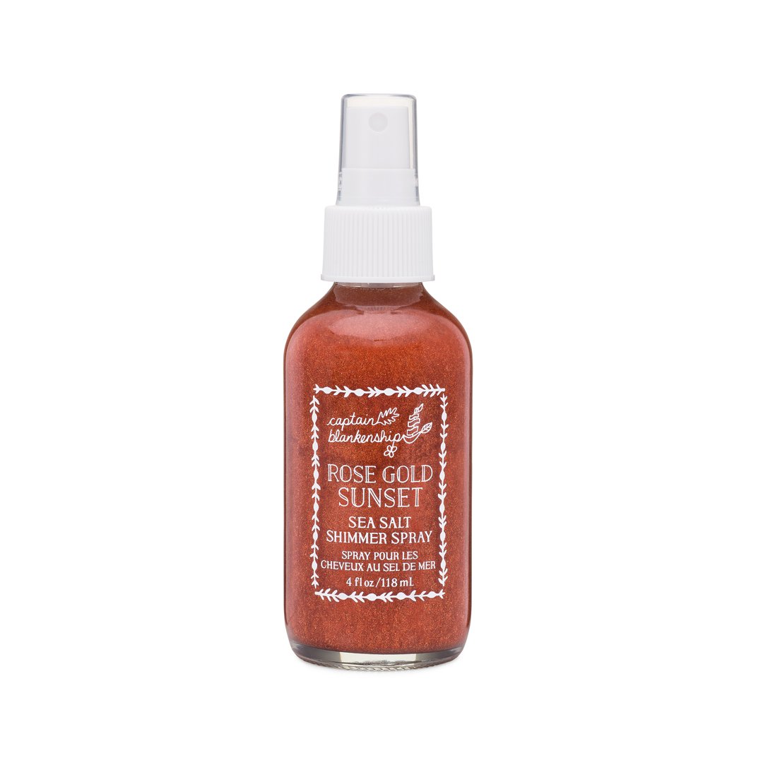 Captain Blankenship Rose Gold Sunset Sea Salt Shimmer Spray 4 oz | Real Beauty Outlet