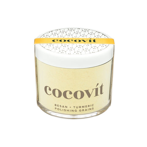 Cocovit Besan + Turmeric Polishing Grains 4 oz | Real Beauty Outlet