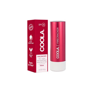 Coola Organic Sunscreen SPF 30 Mineral Liplux Skinny Dip (Sheer Tint) - Earl Grey Flavor | Real Beauty Outlet