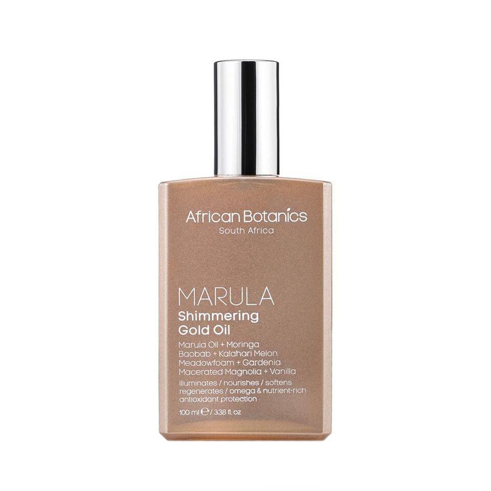 African Botanics Marula Shimmering Gold Oil 100 ml | Real Beauty Outlet