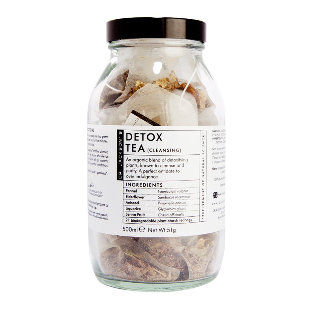 Dr Jackson's Herbal Tea Detox contains 21 tea bags | Real Beauty Outlet