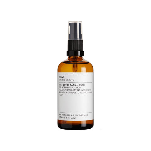 Evolve Organic Beauty Daily Detox Facial Wash 3.4 fl oz | Real Beauty Outlet