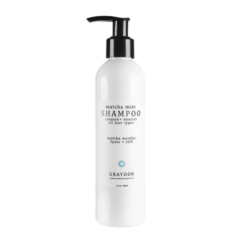 Graydon Matcha Mint Shampoo 8 oz | Real Beauty Outlet