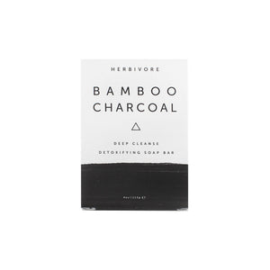 Herbivore Botanicals Bamboo Charcoal Soap 4 oz | Real Beauty Outlet