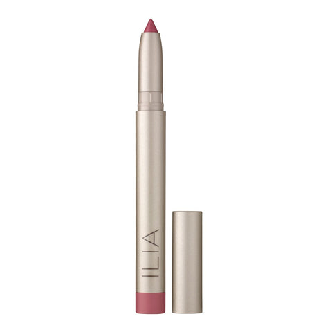 Ilia Satin Cream Lip Crayon 99 Red Balloons (cool red) | Real Beauty Outlet