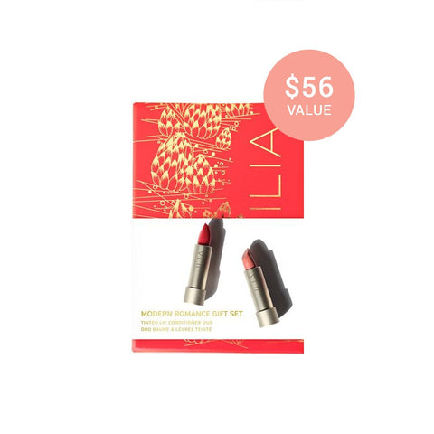 Ilia Modern Romance Tinted Lip Conditioner Gift Set 2 piece set | Real Beauty Outlet