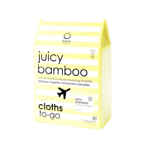Kaia Naturals Facial Cleansing Cloths To Go 20 count | Real Beauty Outlet