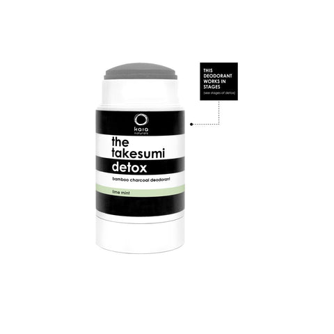 Kaia Naturals The Takesumi Detox Charcoal Deodorant Lime Mint 2.29 oz | Real Beauty Outlet