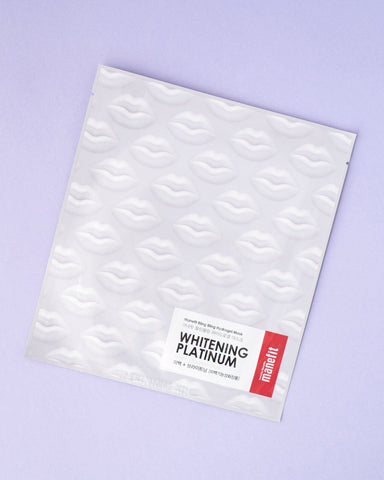 MANEFIT Bling Bling Hydrogel Mask - Whitening Platinum Default Title | Real Beauty Outlet