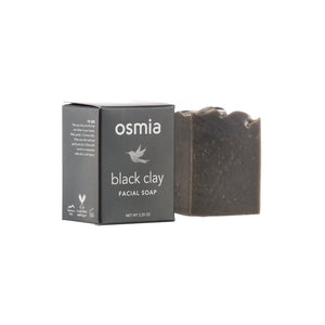 Osmia Organics Black Clay Facial Soap 2.25 oz | Real Beauty Outlet
