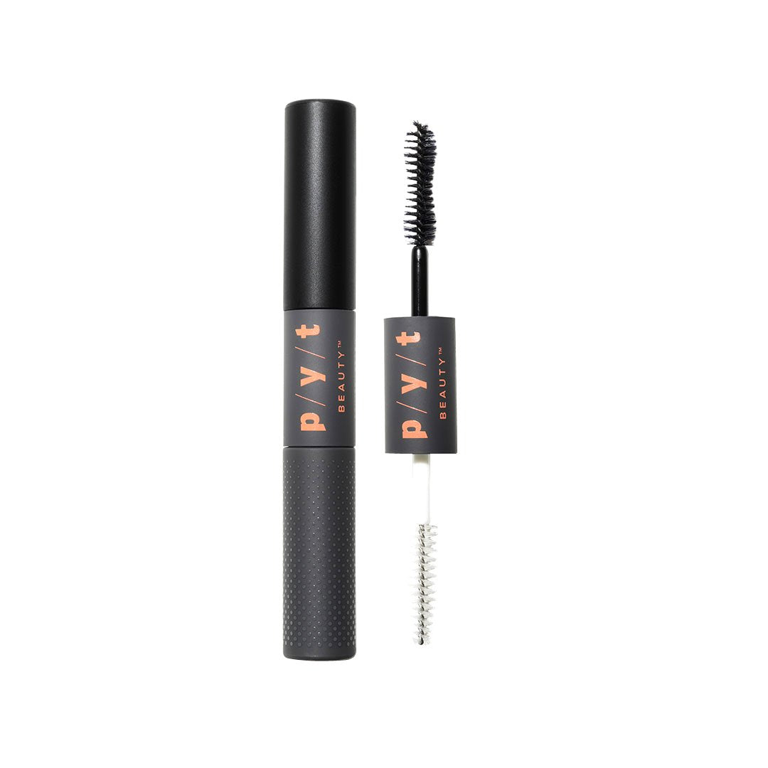PYT Beauty Primed + Ready Mascara Duo Black + Clear | Real Beauty Outlet