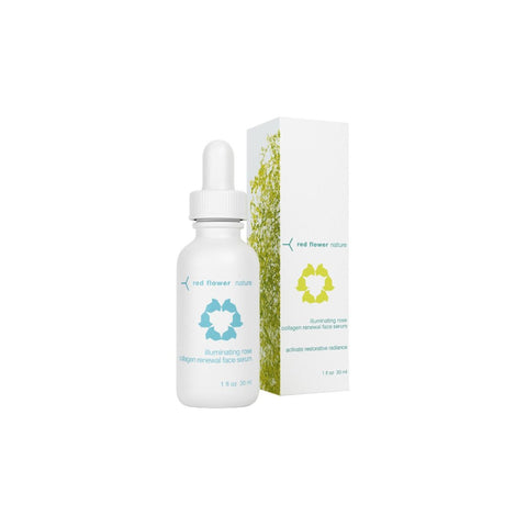 Red Flower Nature: Illuminating Rose Collagen Renewal Face Serum 1 oz | Real Beauty Outlet
