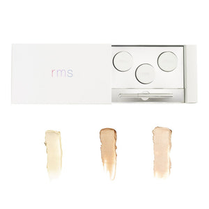 RMS Luminizer Holiday Gift Set 4 pc (3 full-size luminizers + retractable brightening brush) | Real Beauty Outlet