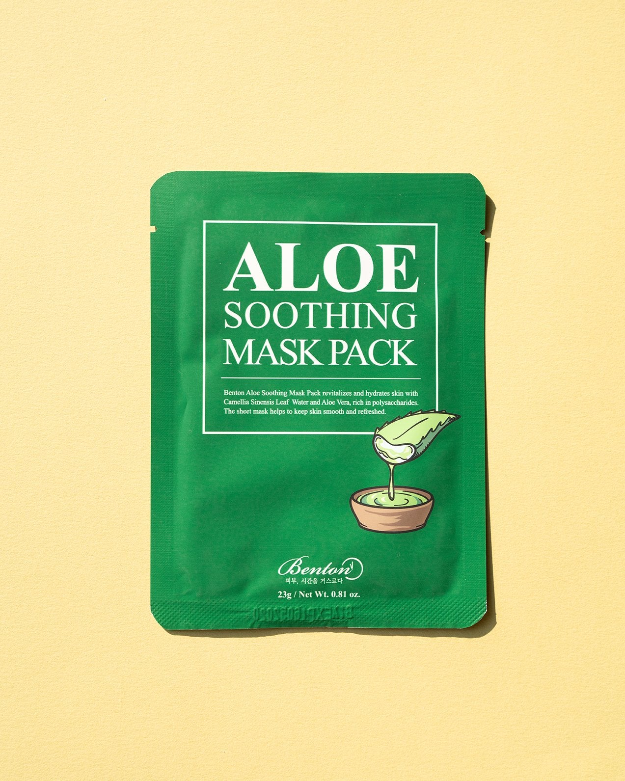 BENTON Aloe Soothing Mask Pack (Single) Default Title | Real Beauty Outlet