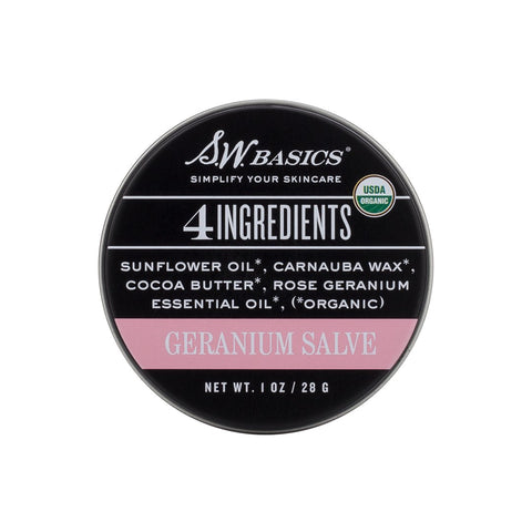 SW Basics Geranium Salve 1 oz | Real Beauty Outlet