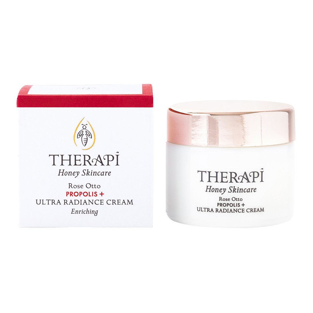 Therapi Honey Skincare Rose Otto Propolis + Ultra Radiance Cream 1.7 oz | Real Beauty Outlet