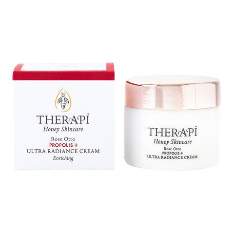 Therapi Honey Skincare Rose Otto Propolis + Ultra Radiance Cream 1.7 oz | Real Beauty Outlet