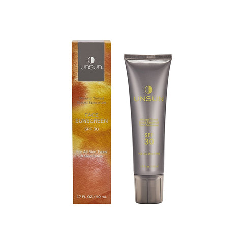 Unsun Cosmetics Mineral Tinted Broad Spectrum Face Sunscreen SPF 30 Medium/Dark | Real Beauty Outlet