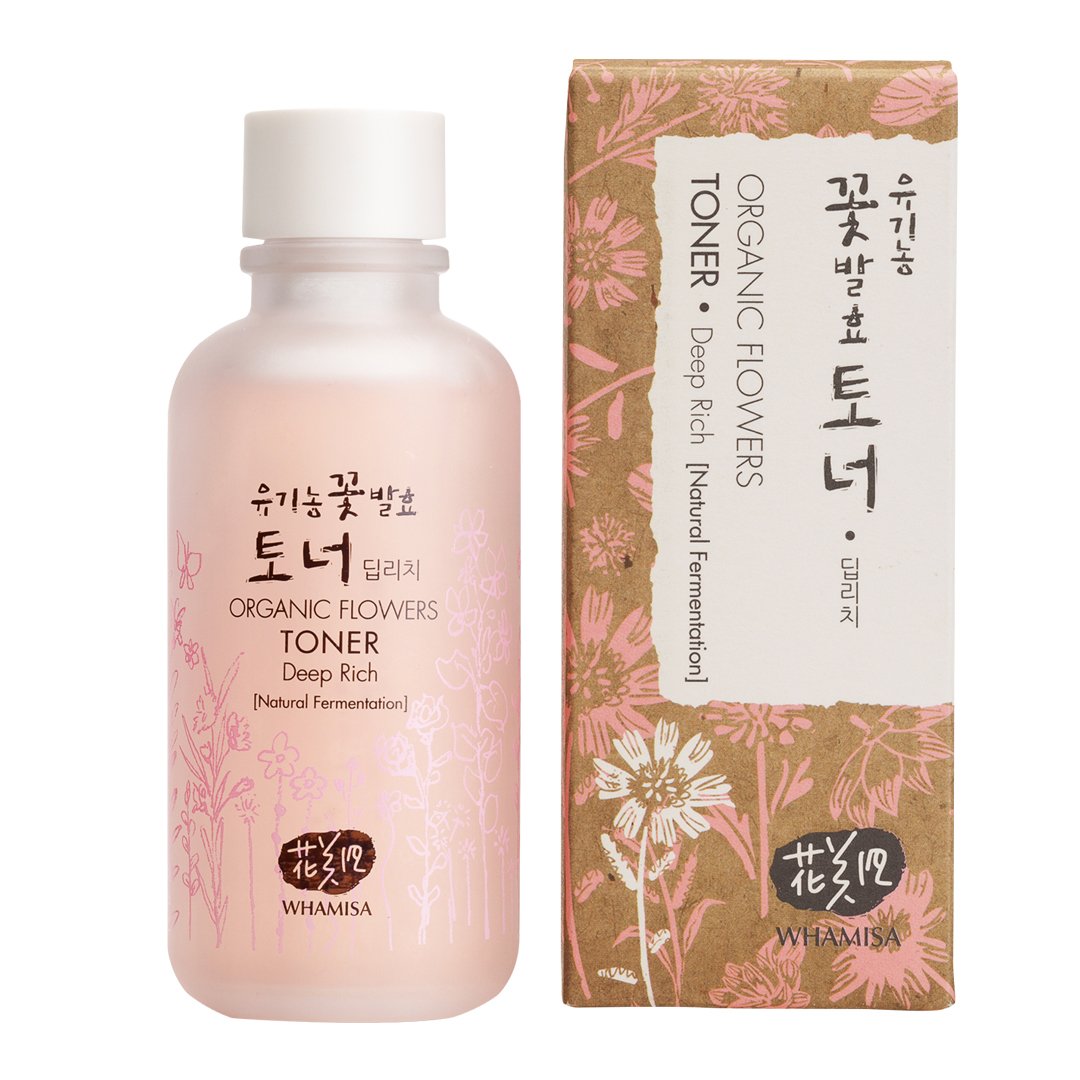 Whamisa Organic Flowers Deep Rich Toner 4 oz | Real Beauty Outlet